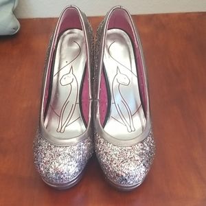 Sparkly heels